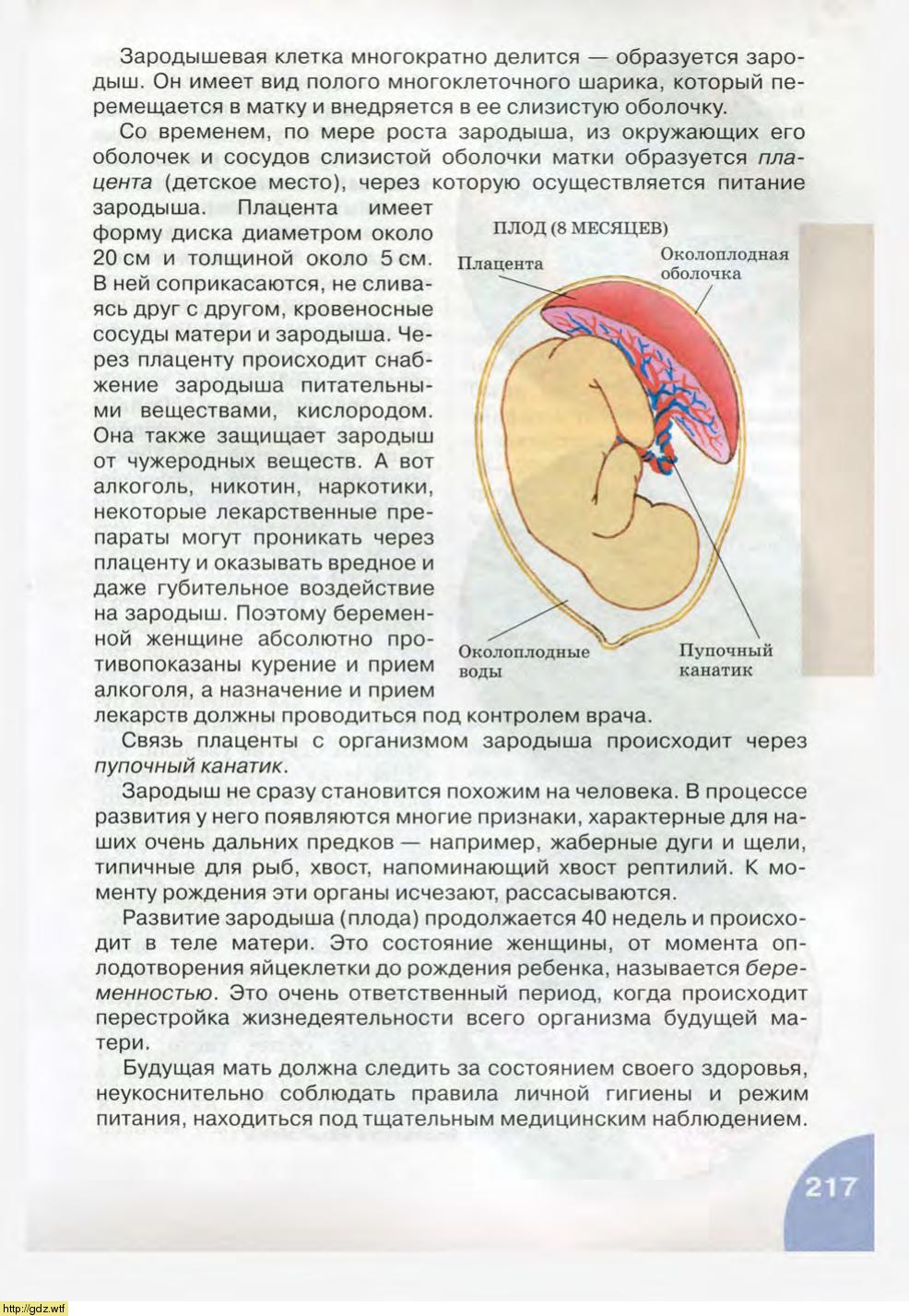 Биология за 8-ой класс - Н.И. Сонин, М.Р. Сапин. Биология.Человек. 8-ой ...