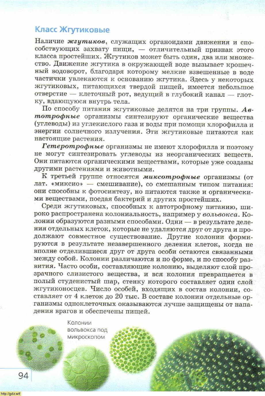 Биология за 7-ой класс - В.Б. Захаров, Н.И. Сонин. Биология ...