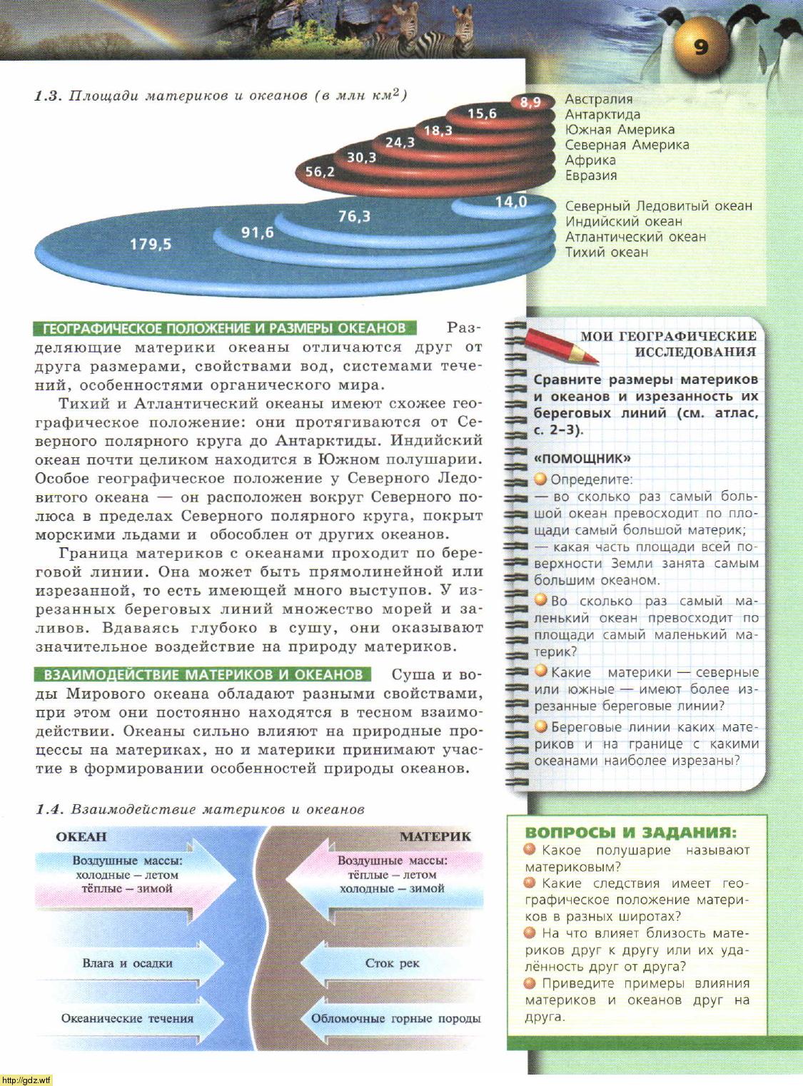 География за 7-ой класс - А.П. Кузнецов, Л.Е. Савельева. География ...