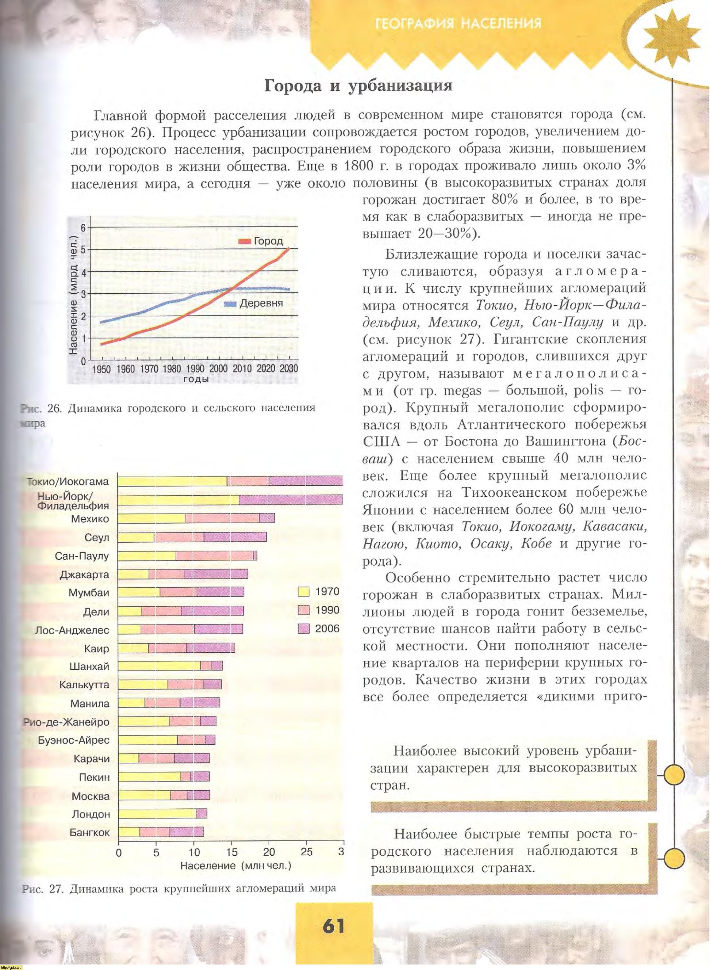 География за 10-ый класс - Ю.Н. Гладкий, В.В. Николина. География ...