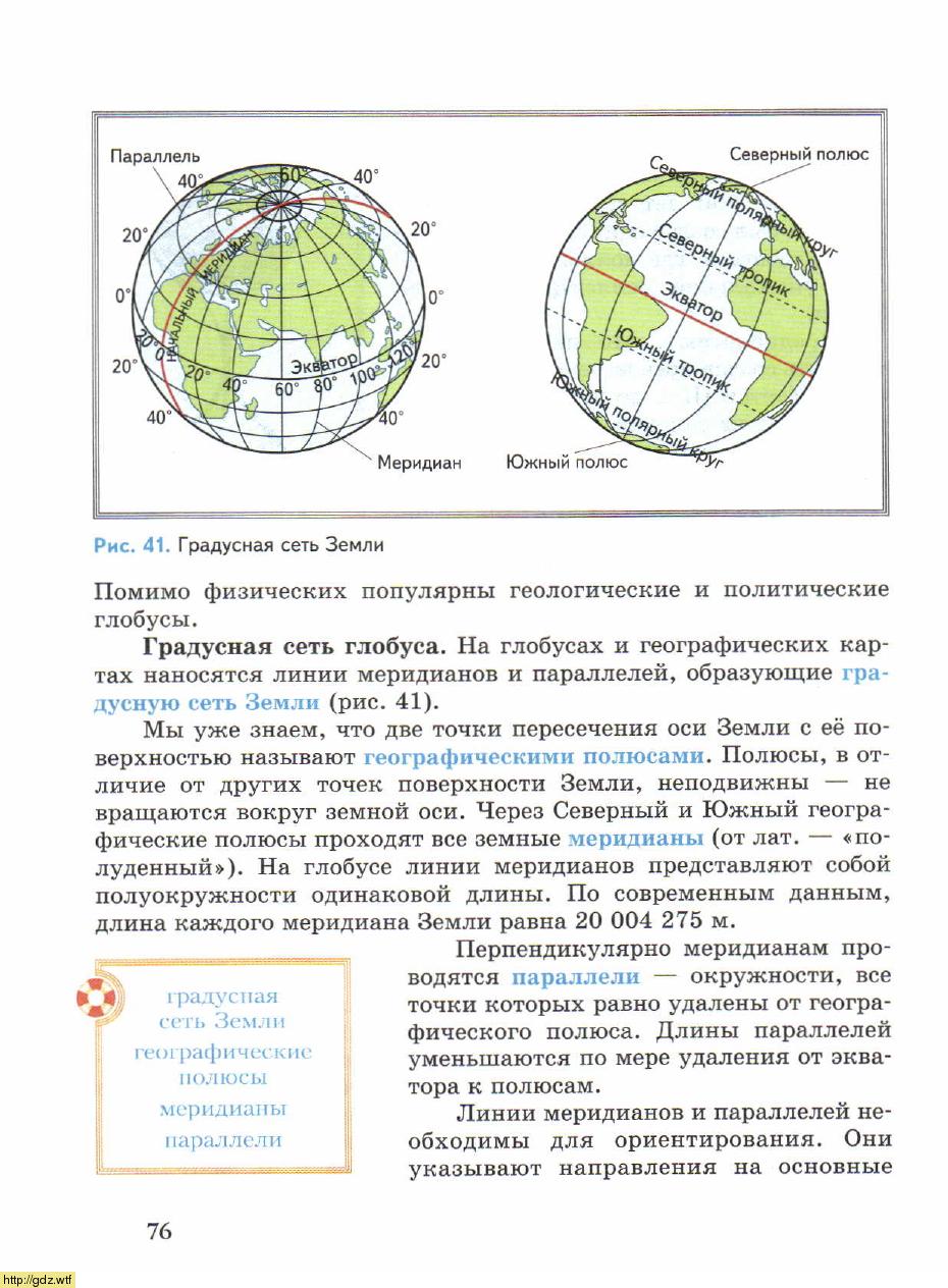 География за 6-ой класс - А.А. Летягин. География. Начальный курс. 6-ой ...