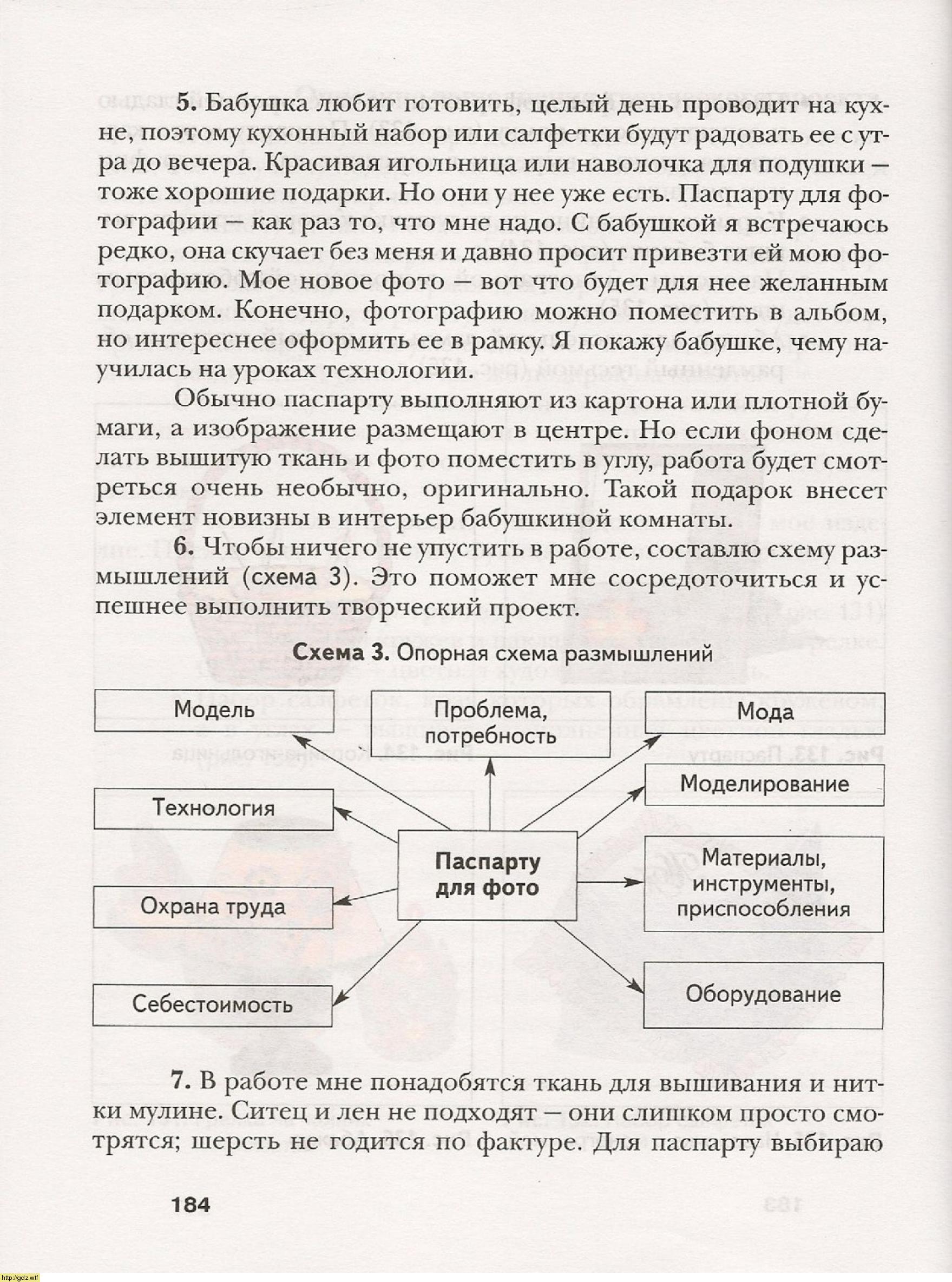 Технология за 6-ой класс - В.Д. Симоненко. Технология (вариант для ...
