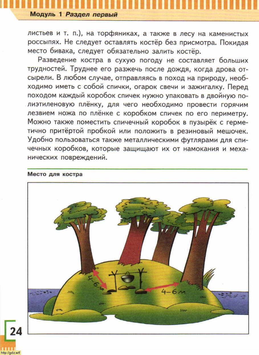 ОБЖ за 6-ой класс - А.Т. Смирнов, Б.О. Хренников. Основы безопасности ...